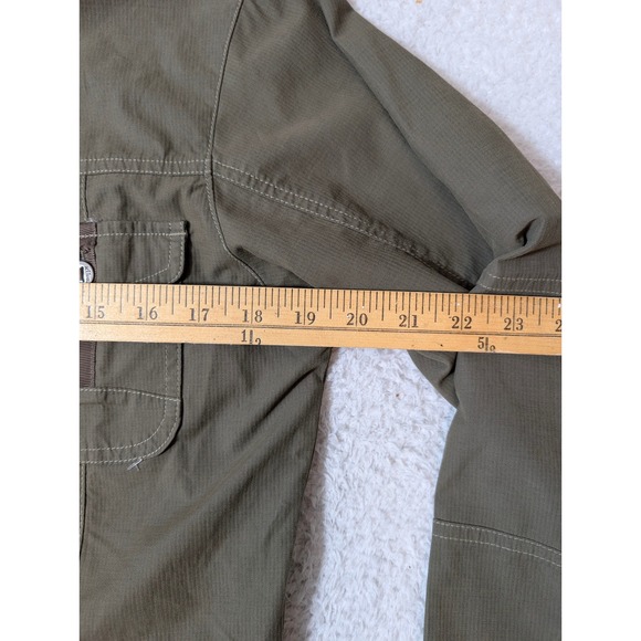 Kuhl Utility Rekon Jacket Womens Sm Green Stretch Stowaway Hood L/S Outdoor Coat - Picture 14 of 15